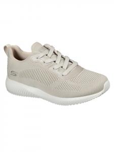 Низкие кеды BOBS SQUAD TOUGH TALK коричневого цвета Skechers