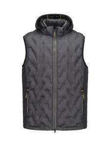 SCHIETWETTER Жилет-гибрид Sir Francis с стеганым рисунком в цвете антрацит, предназначенный для плохой погоды в неблагоприятных погодных условиях