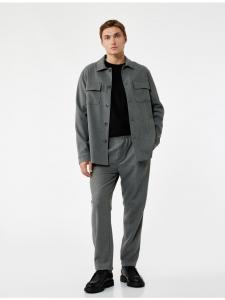 Брюки антрацитового цвета KOTON