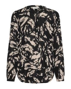 Kaffe Блузка 'Pollie' в черном цвете