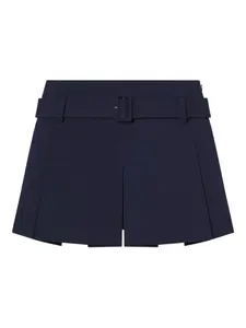 Шорты с поясом и складками A.L.C., синий