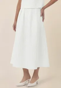 Юбка миди а-силуэта Apart, Creme