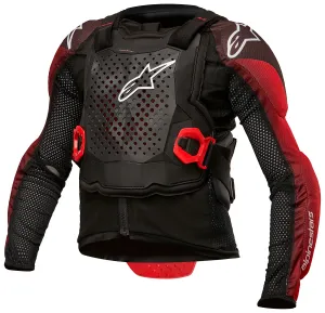 Защитная куртка для подростков «Бионические технологии» Alpinestars, черный/красный