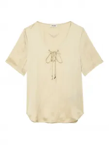 Топ Terzo с короткими рукавами Zadig&Voltaire, нейтральный