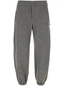 Спортивные брюки с логотипом Alexander McQueen, серый