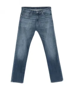 Синие джинсы с пятью карманами Emporio Armani, синий