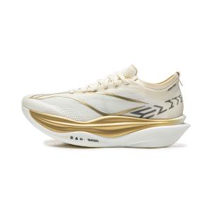 Кроссовки Li Ning Feidian 6 ELITE с амортизацией, износостойкие, средней высоты, повседневные, унисекс, цвет экрю