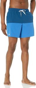Мужские шорты для плавания с электробордом Under Armour, затягивающиеся на шнурок и эластичный пояс сзади, быстросохнущие, Sp22 Deep Sea-3
