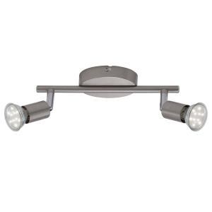 Потолочный светильник Briloner Simple I, утюг - 2 пламени