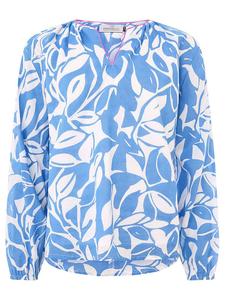 Блузка Zwillingsherz, синий/белый