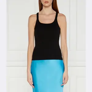 Облегающий топ Samsøe Samsøe, черный