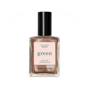 Лак для ногтей green quick dry Manucurist, bronze, объем 15 мл