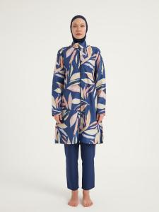 Платье-купальник с высоким воротом Riva Mera by Marina, Cobalt Blue