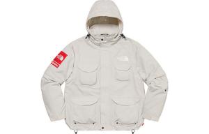 Куртка унисекс Supreme x The North Face Trekking с принтом, чёрный