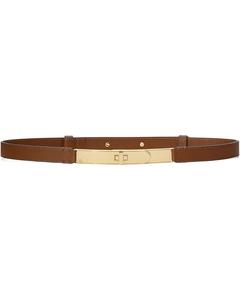 Ремень Lauren Ralph Lauren Turnlock-Belt-Skinny, цвет Lauren Tan