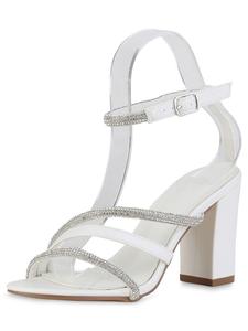 Сандалии на плоской подошве VAN HILL Riemchensandaletten Serenity, белый