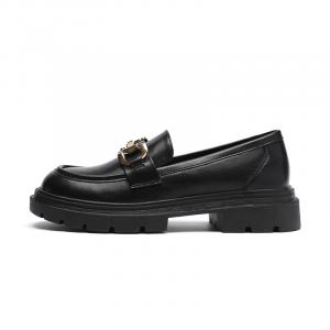 Женские лоферы ZHR черные/коричневые