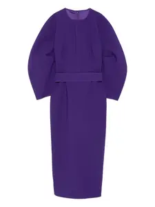 Длинное платье Allegra с поясом и рукавами-фонариками Solace London, фиолетовый