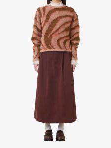 Свитер Page Swirl с круглым вырезом SUNCOO, Pink Multi