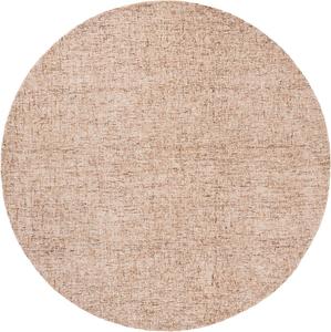 Ковер SAFAVIEH, 183 x 183 см, Abstract Collection, Light Brown & Ivory, ручной работы из шерсти, идеально для гостиной, спальни, столовой (ABT175T)