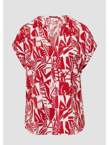 Блузка цвета 35A1_маково-красный s.Oliver