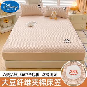 Disney Простыня на резинке 180х200 см, утепленная, влагозащитная, цвет Panda-Khaki