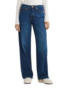 Джинсы Logan средней посадки с широкими штанинами rag & bone, цвет Medium Blue