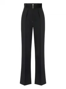 Плиссированные брюки-палаццо Elisabetta Franchi, черный