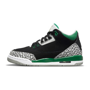 Кроссовки Jordan Air Jordan 3 Vintage Basketball Female, черный/зеленый/белый