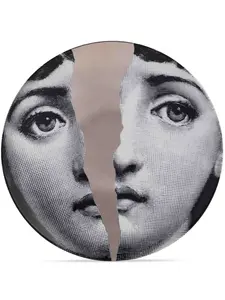 Настенная тарелка t&v с принтом, 24 см, Fornasetti, серый