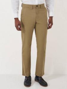 Брюки-чиносы прямого покроя Crew Clothing, желто-коричневый