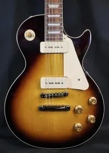 Gibson Les Paul Standard 50s P-90 Plain Top, Tobacco Burst, с футляром HSC 2025
