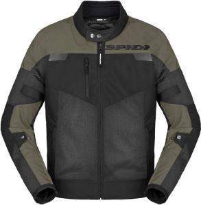 Текстильная мотоциклетная куртка Spidi equinox net windout, Black/Olive