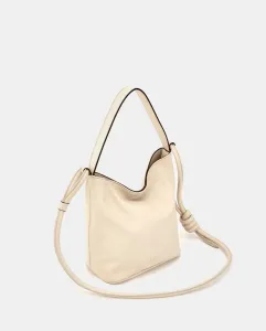 Сумка Cubo mediano en piel Zubi, цвет Crudo