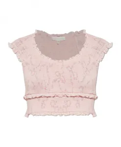 Топ Кэмброн Loveshackfancy, розовый