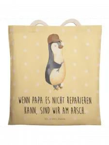 Шоппер Mr. & Mrs. Panda, желтый пастельный