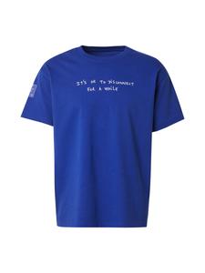 Рубашка Today I did nothing, синий