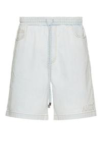 3D 5 Pocket Drawstring Denim Шорты Amiri, Light Indigo