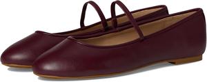 Lauren Ralph Lauren женские балетки Jayna Nappa Leather Mary Jane, Dark Garnet
