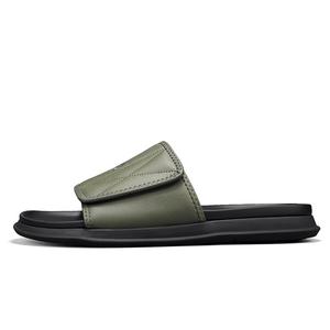 Jeep Скользостойкие антибактериальные износостойкие быстросохнущие амортизирующие шлепанцы мужские зеленые, цвет Green