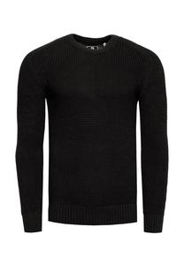 Пуловер спортивного дизайна RUSTY NEAL, черный