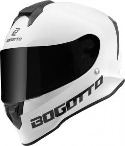 Цельнолитой шлем Bogotto h151, White