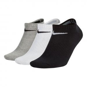 Носки Nike Logo Pattern Casual Sports Socks 3 Pairs Gray / White / Black SX4705-901