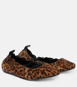 Балетки Belna из телячьей шерсти Isabel Marant, Leopard