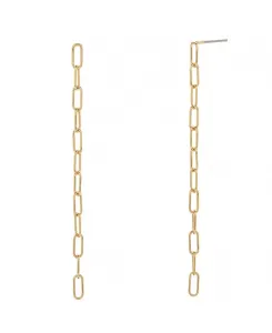 Мини-Серьги-Цепочки Colette Brook & York, gold-tone