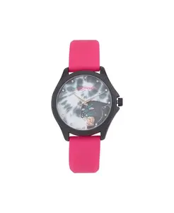 Женские кварцевые часы с матовым фуксиевым силиконовым ремешком, аналоговые, 38 мм Ed Hardy