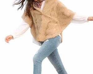 Пончо Harlow в карамельном цвете Dylan, цвет caramel