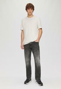 Джинсы прямого кроя QS, черный деним