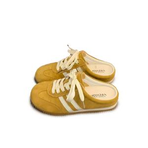 Женские сандалии с закрытым носком, тихие, износостойкие, нескользящие LIANGHUO, Ecru