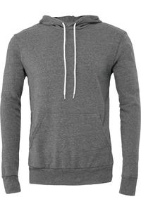 Толстовка с капюшоном из губчатого флиса BELLA + CANVAS, цвет deep heather